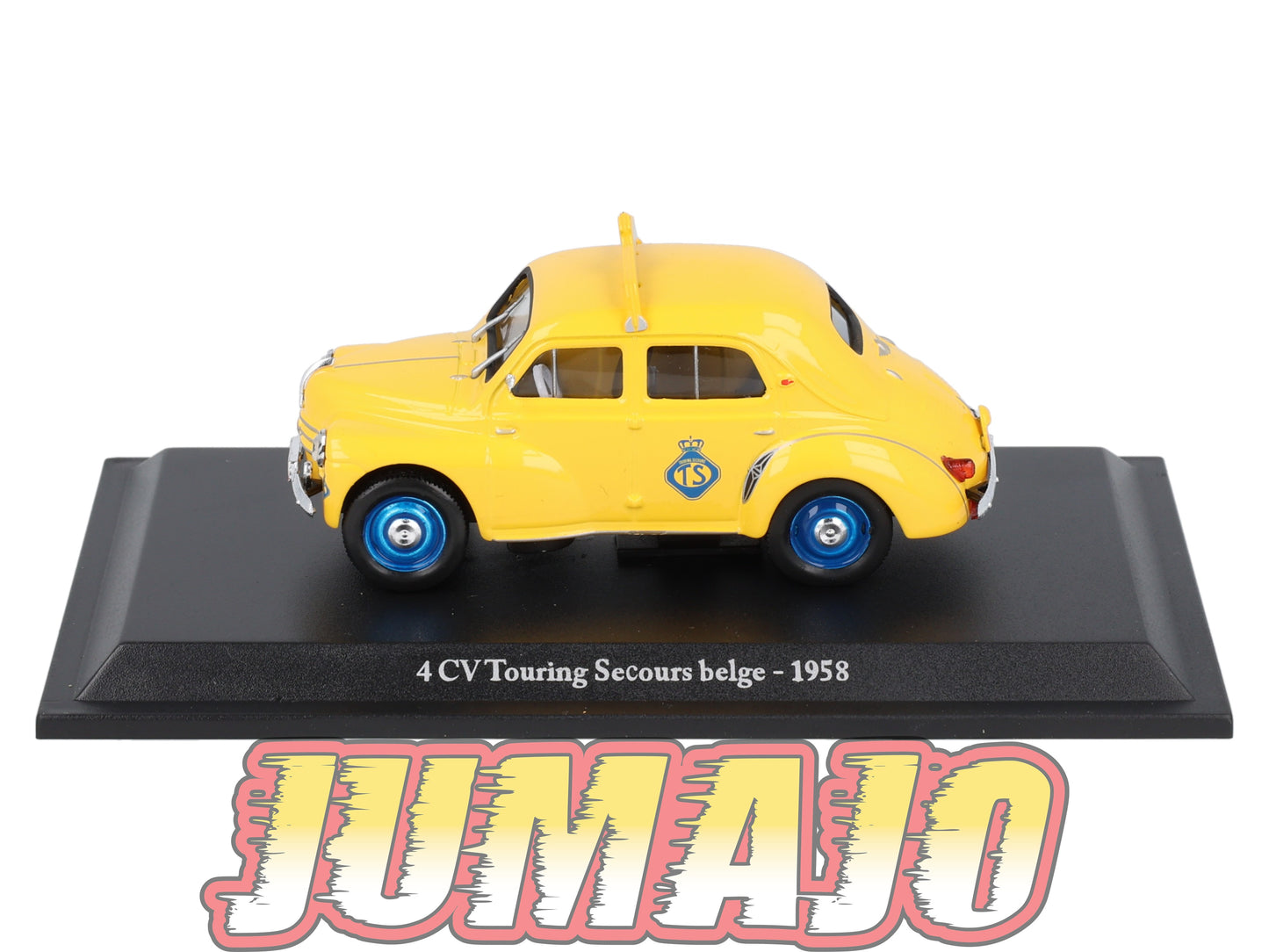 4CV8 Voiture 1/43 Eligor RENAULT 4 CV Touring Secours Belge 1958