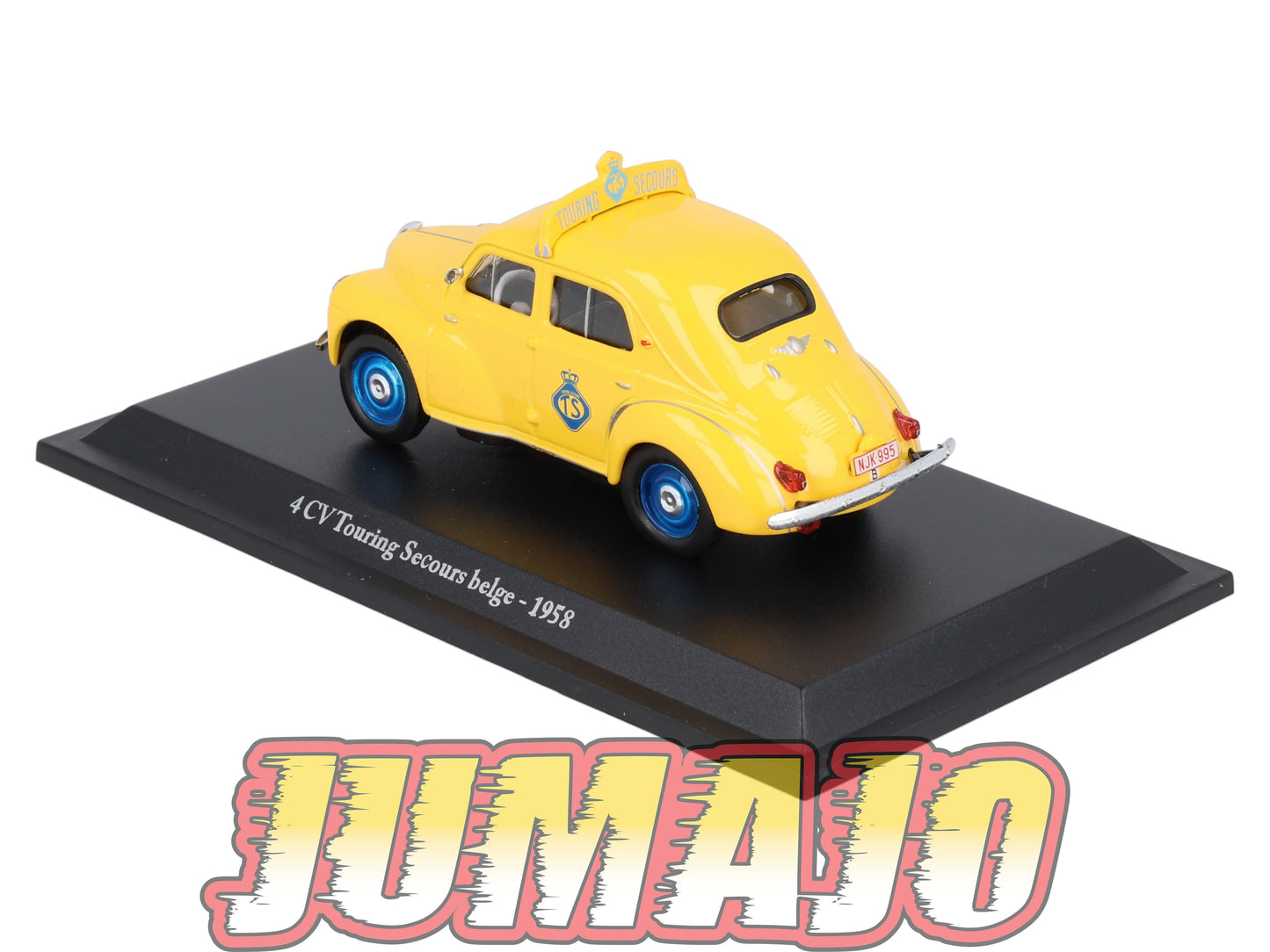 4CV8 Voiture 1/43 Eligor RENAULT 4 CV Touring Secours Belge 1958