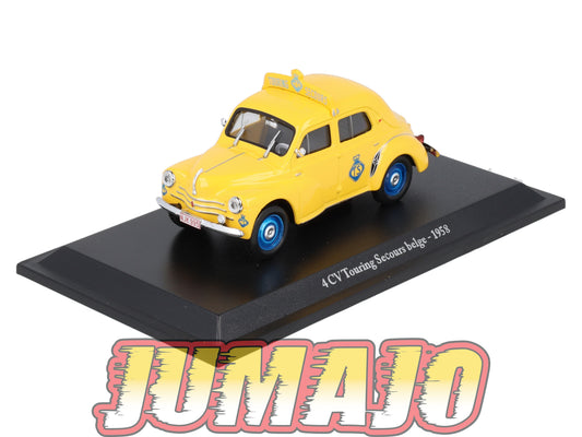 4CV8 Voiture 1/43 Eligor RENAULT 4 CV Touring Secours Belge 1958