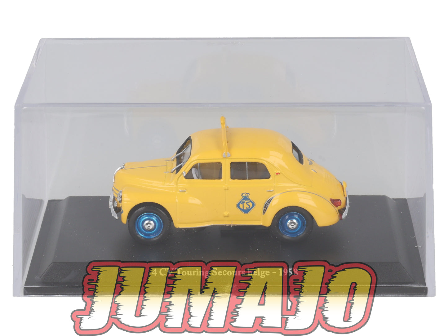 4CV8 Voiture 1/43 Eligor RENAULT 4 CV Touring Secours Belge 1958
