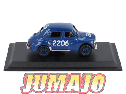 4CV9 Voiture 1/43 Eligor RENAULT 4 CV Mille Miglia 1063 1954 #2206