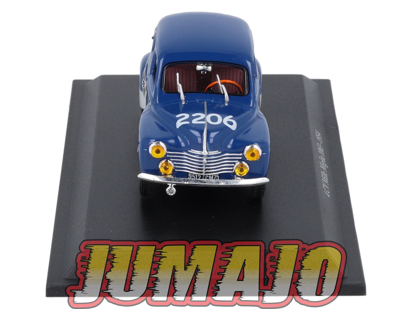 4CV9 Voiture 1/43 Eligor RENAULT 4 CV Mille Miglia 1063 1954 #2206