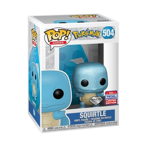 POP216 FUNKO Pokemon : Squirtle Carapuce Diamond limited edition #504