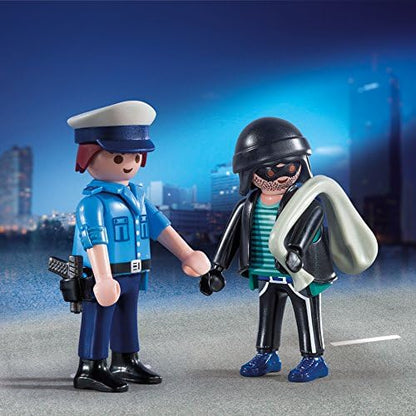 PLY37 PLAYMOBIL DUOPACK Policier et voleur 9218