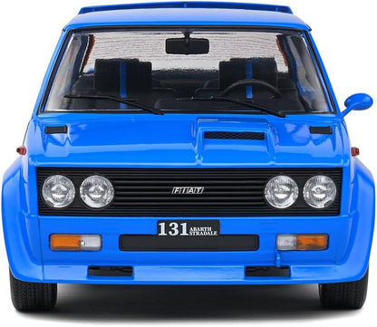 DH6004 Voiture 1/18 SOLIDO : Fiat 131 Abarth Blue 1980 Bertone