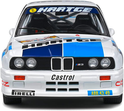 DH514 Voiture 1/18 SOLIDO : BMW M3 E30 ADAC Rallye Deutschland 1990 #3 Hartage