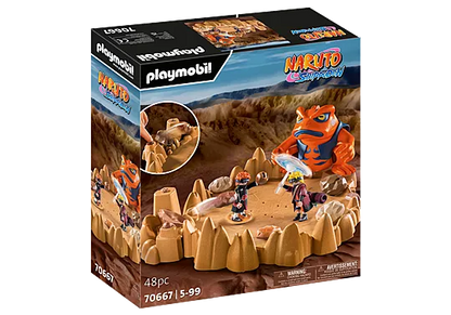 PLY147 Figurine PLAYMOBIL Naruto Shippuden : Naruto VS Pain 70667 48pc