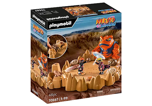 PLY147 Figurine PLAYMOBIL Naruto Shippuden : Naruto VS Pain 70667 48pc
