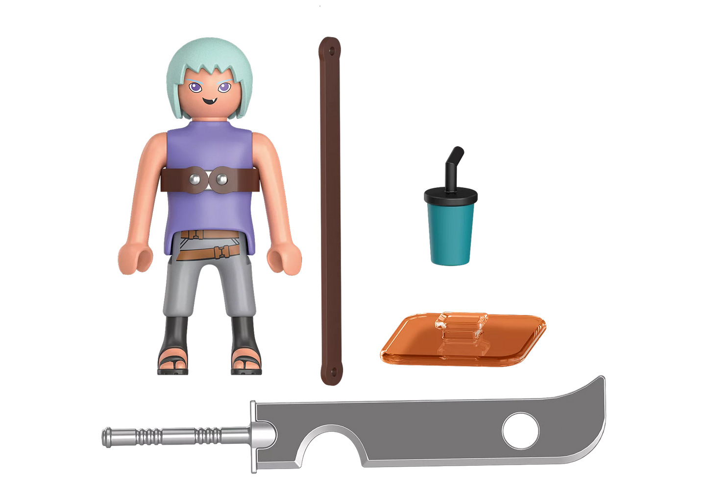 PLY131 Figurine PLAYMOBIL Naruto Shippuden : Suigetsu 71112