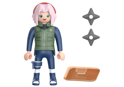 PLY124 Figurine PLAYMOBIL Naruto Shippuden : Sakura Great Ninja War 71562