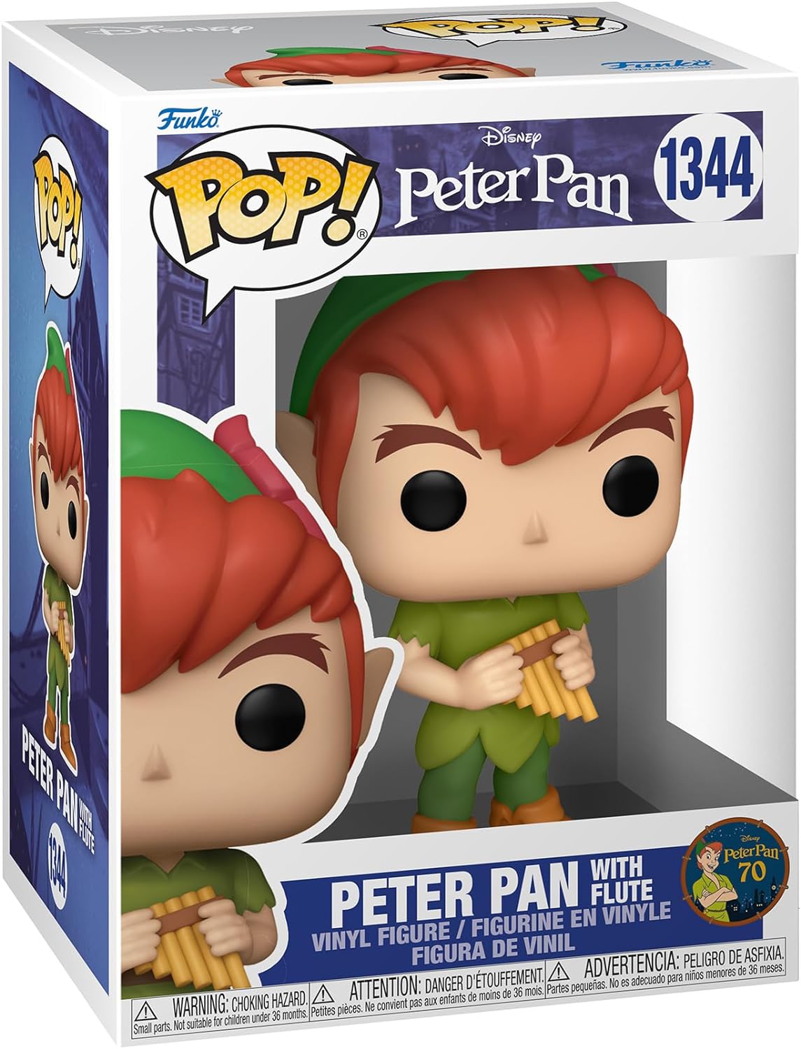 Figurine Vinyl FUNKO POP Disney : Peter Pan with Flute #1344