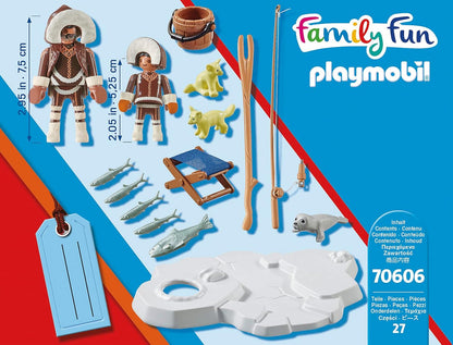 PLY29 PLAYMOBIL FAMILY FUN Coffret pecheur sur glace 70606