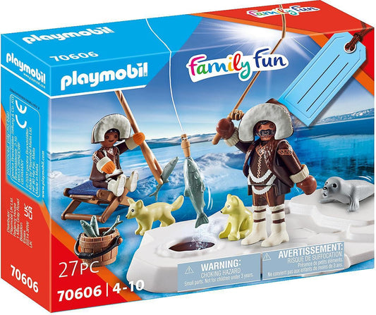 PLY29 PLAYMOBIL FAMILY FUN Coffret pecheur sur glace 70606