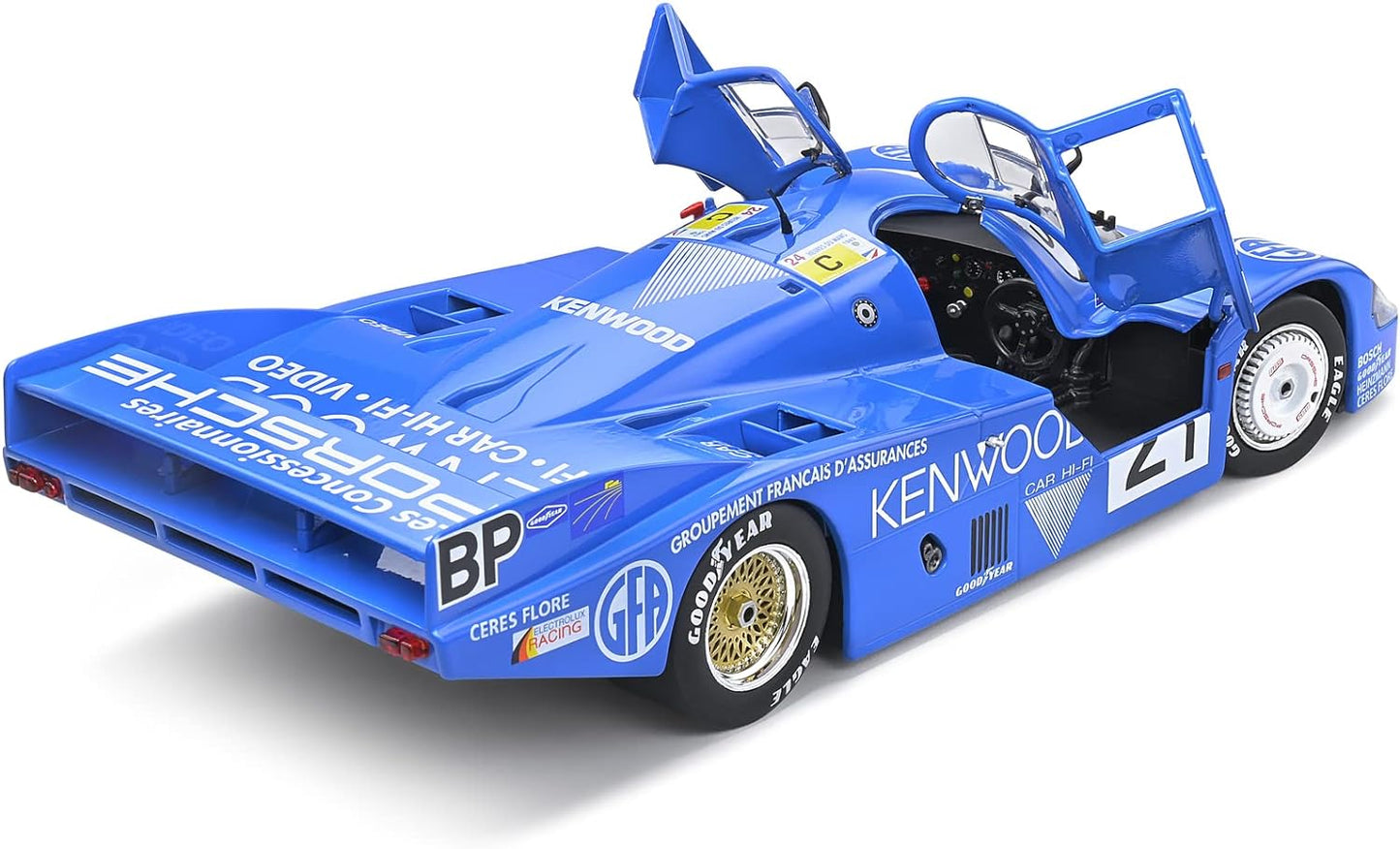 DH504 Voiture 1/18 SOLIDO : Porsche 956LH 24H Le Mans 1983 #21 Kenwood