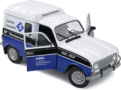 DH207 Voiture 1/18 SOLIDO : Renault R4F4 90th Anniversary Edition Limited Edition