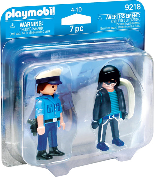 PLY37 PLAYMOBIL DUOPACK Policier et voleur 9218