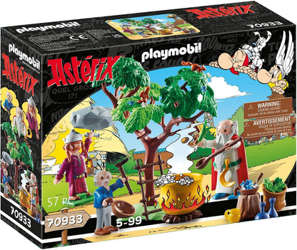 PLY28 PLAYMOBIL ASTERIX OBELIX Panoramix et Le Chaudron de Potion Magique 70933