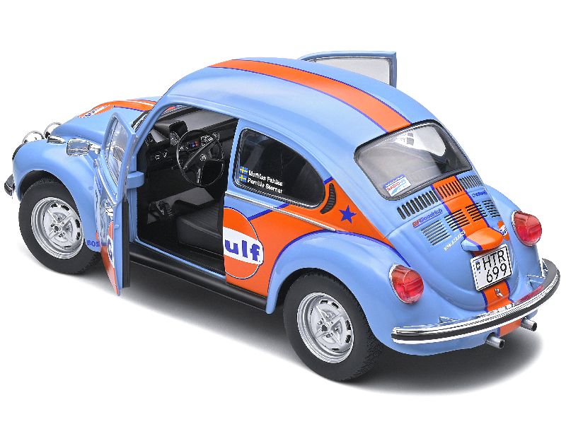 DH517 Voiture 1/18 SOLIDO : VW Beetle 1303 Colds Balls 2019 #7 Gulf Michelin