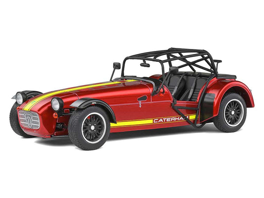 DH804 Voiture 1/18 SOLIDO : Catheram Seven 275 Academy Red 2014