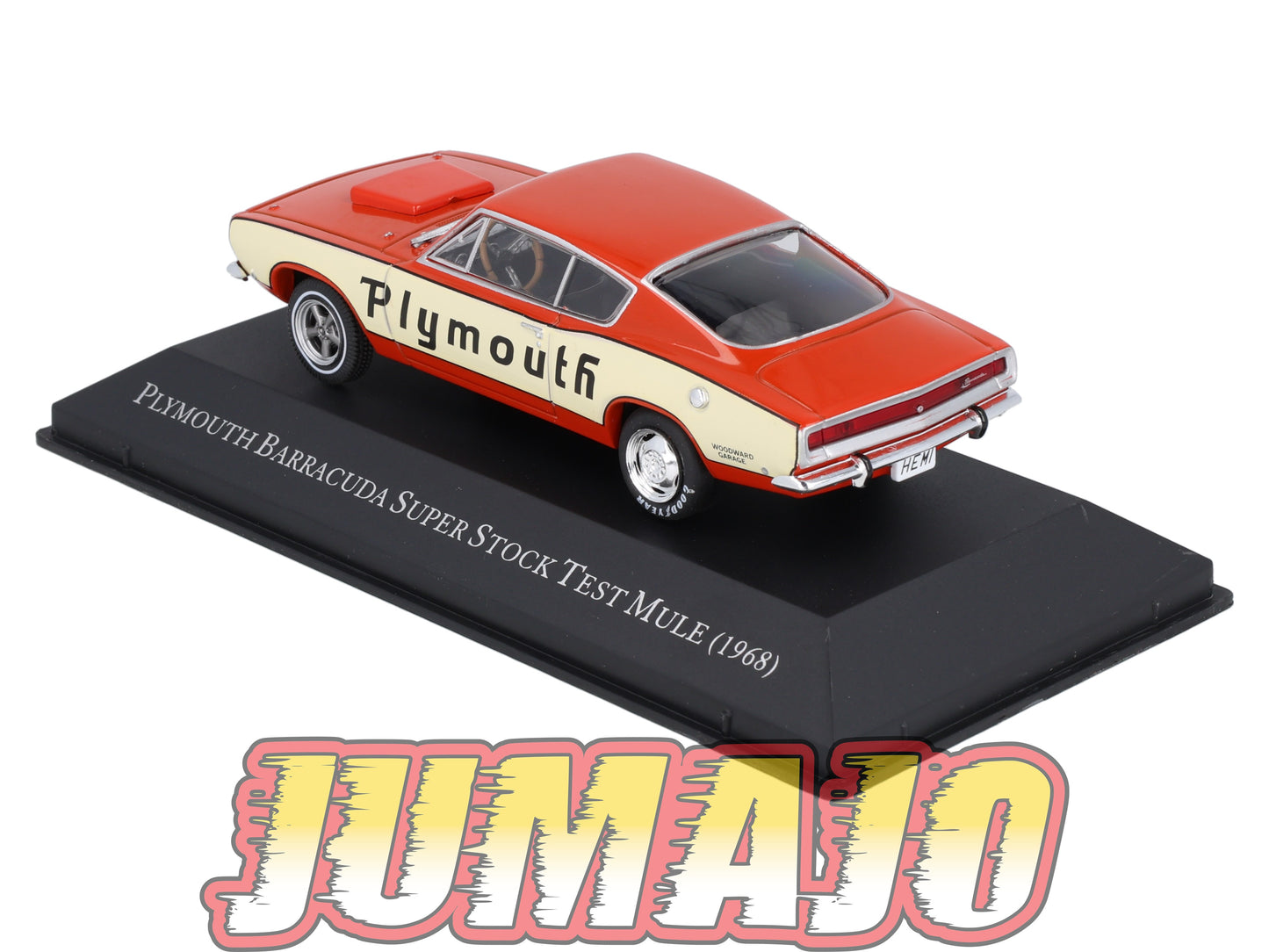 AC101 Voiture 1/43 IXO altaya Voitures américaines PLYMOUTH Barracuda Super Stock Test Mule 1968