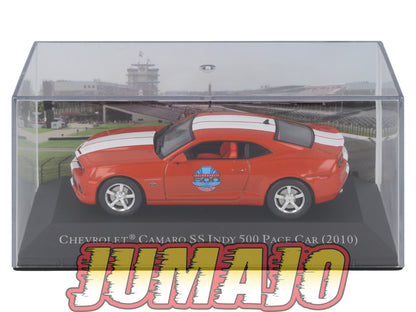 AC102 Voiture 1/43 IXO altaya Voitures américaines CHEVROLET Camaro SS Indy 500 Pace Car 2010
