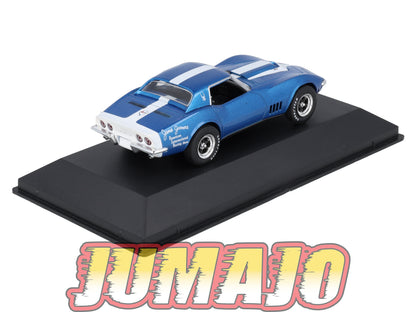 AC103 Voiture 1/43 IXO Altaya Chevrolet Corvette C3 1968 noir
