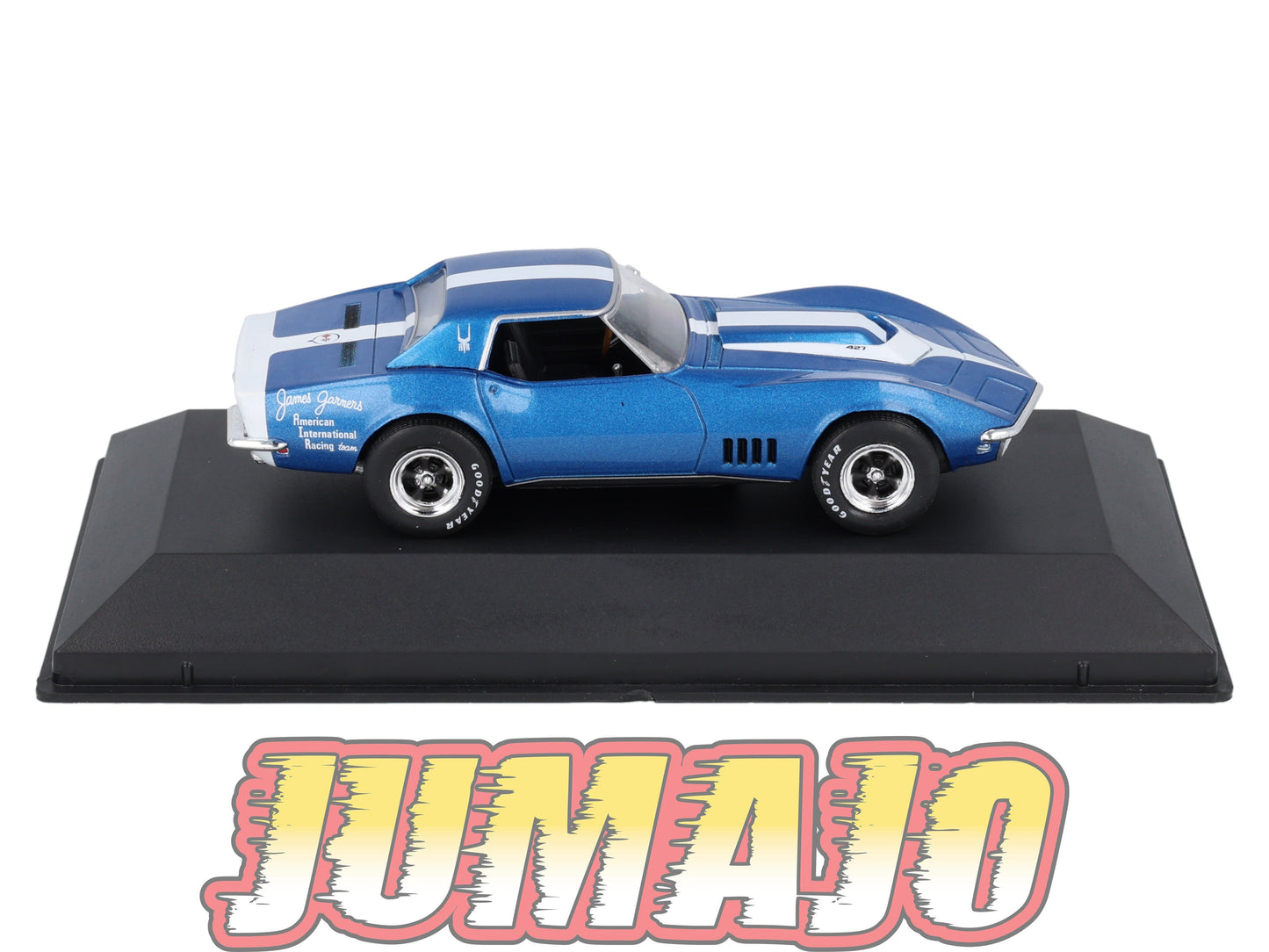 AC103 Voiture 1/43 IXO Altaya Chevrolet Corvette C3 1968 noir