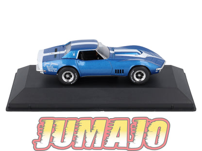 AC103 Voiture 1/43 IXO Altaya Chevrolet Corvette C3 1968 noir