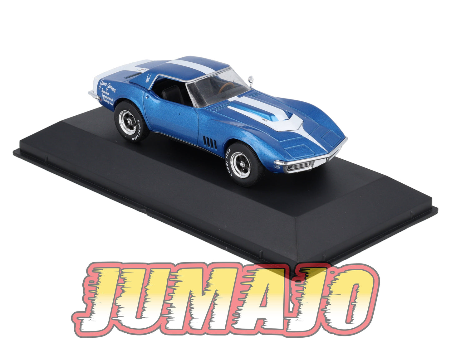 AC103 Voiture 1/43 IXO Altaya Chevrolet Corvette C3 1968 noir