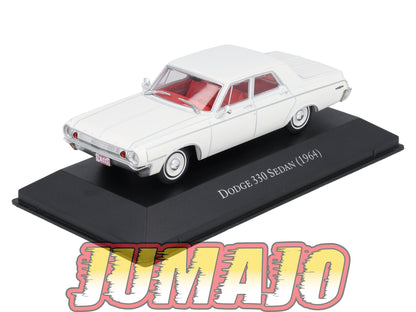 AC108 Voiture 1/43 IXO altaya Voitures américaines : DODGE 330 Sedan 1964
