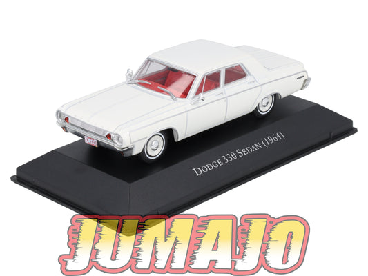 AC108 Voiture 1/43 IXO altaya Voitures américaines : DODGE 330 Sedan 1964