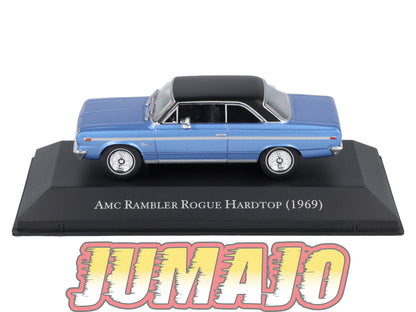 AC109 Voiture 1/43 IXO altaya Voitures américaines : AMC Rambler Rogue Hardtop 1969