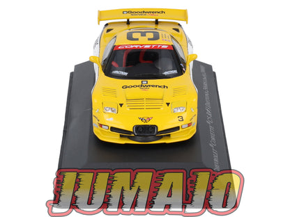 AC119 Voiture 1/43 IXO altaya Voitures américaines CHEVROLET Corvette C5-R #3 24HRS 2nd 2000