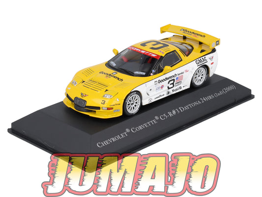 AC119 Voiture 1/43 IXO altaya Voitures américaines CHEVROLET Corvette C5-R #3 24HRS 2nd 2000