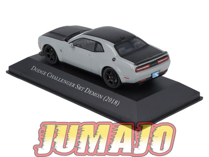 AC120 Voiture 1/43 IXO altaya Voitures américaines DODGE Challenger SRT Demon 2018