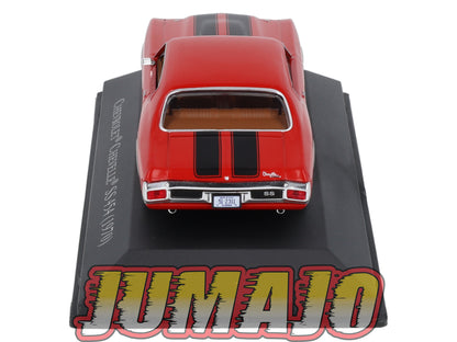 AC121 Voiture 1/43 IXO altaya américaines Chevrolet Chevelle  SS 454 1970