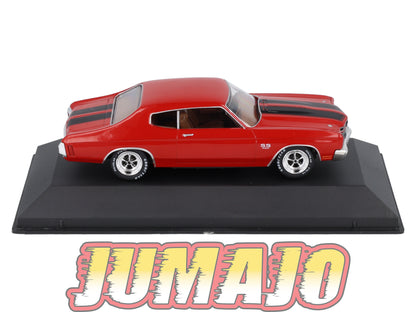 AC121 Voiture 1/43 IXO altaya américaines Chevrolet Chevelle  SS 454 1970