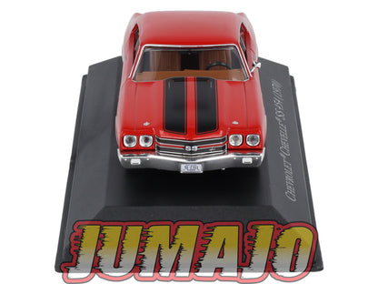 AC121 Voiture 1/43 IXO altaya américaines Chevrolet Chevelle  SS 454 1970