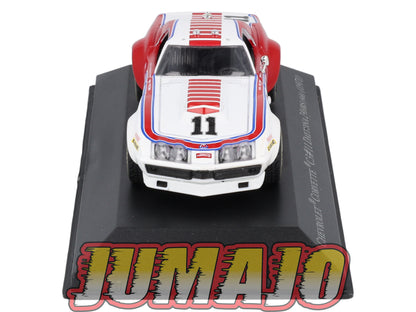 AC124 Voiture 1/43 IXO altaya américaines CHEVROLET Corvette C3 #11 Daytona 24H 1971