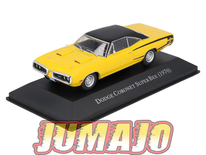 AC126 Voiture 1/43 IXO altaya américaines DODGE Coronet Super Bee 1970