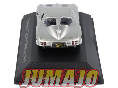 AC128 Voiture 1/43 IXO altaya américaines CHEVROLET Corvette Sting ray 1963