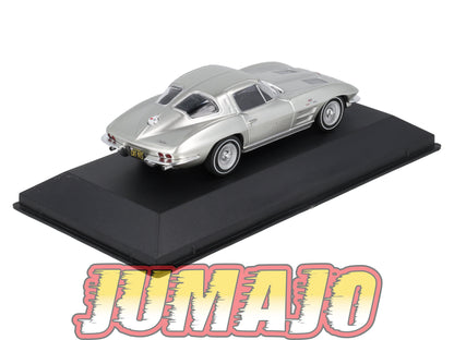 AC128 Voiture 1/43 IXO altaya américaines CHEVROLET Corvette Sting ray 1963
