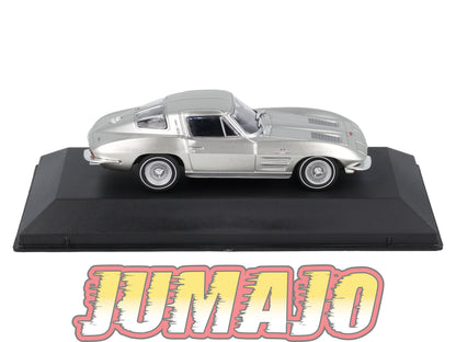 AC128 Voiture 1/43 IXO altaya américaines CHEVROLET Corvette Sting ray 1963