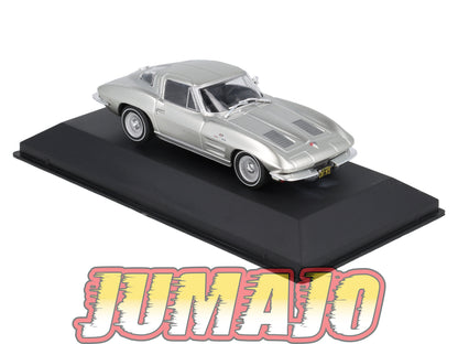 AC128 Voiture 1/43 IXO altaya américaines CHEVROLET Corvette Sting ray 1963