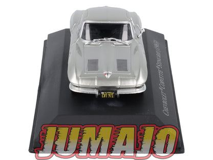 AC128 Voiture 1/43 IXO altaya américaines CHEVROLET Corvette Sting ray 1963