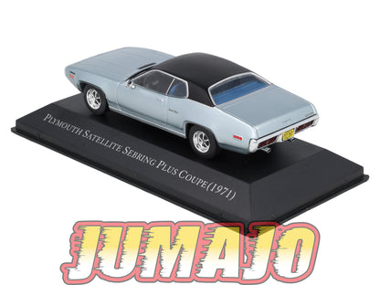 AC136 Voiture 1/43 IXO Altaya PLYMOUTH SATELLITE SEBRING PLUS COUPE 1971
