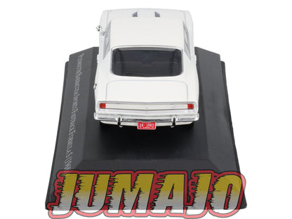 AC139 Voiture 1/43 IXO Altaya Plymouth Barracuda Sports Fastback Formula S 1968 blanc