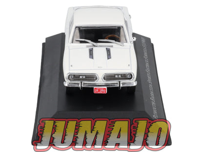 AC139 Voiture 1/43 IXO Altaya Plymouth Barracuda Sports Fastback Formula S 1968 blanc