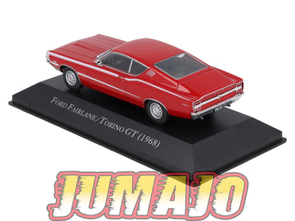 AC21 Voiture 1/43 IXO altaya Voitures américaines : FORD Fairlane / Torino GT 1968