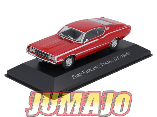 AC21 Voiture 1/43 IXO altaya Voitures américaines : FORD Fairlane / Torino GT 1968